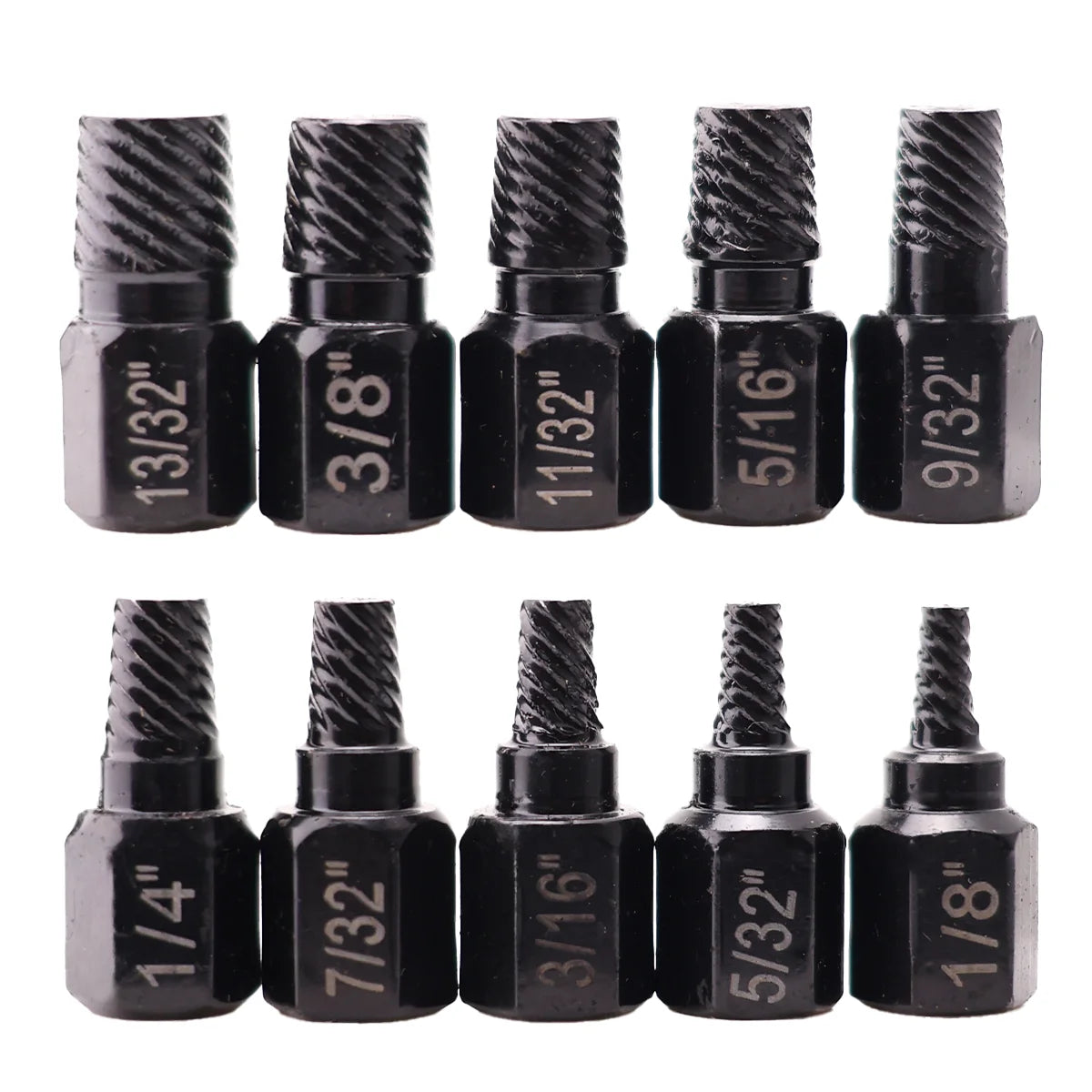 10-teiliges Multi-Spline-Schraubenausdreher-Set mit Sechskantschaft-Yabubest - Home & More