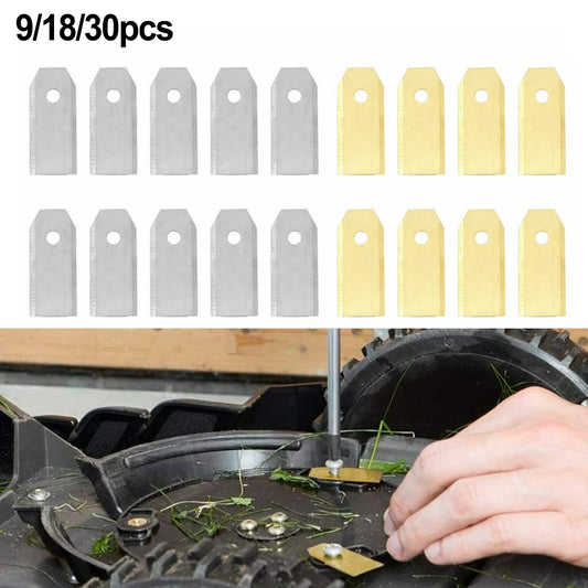 Rasenmäher Ersatzklingen Set 9/18/30 Stück für Robotic Trimmer Garten