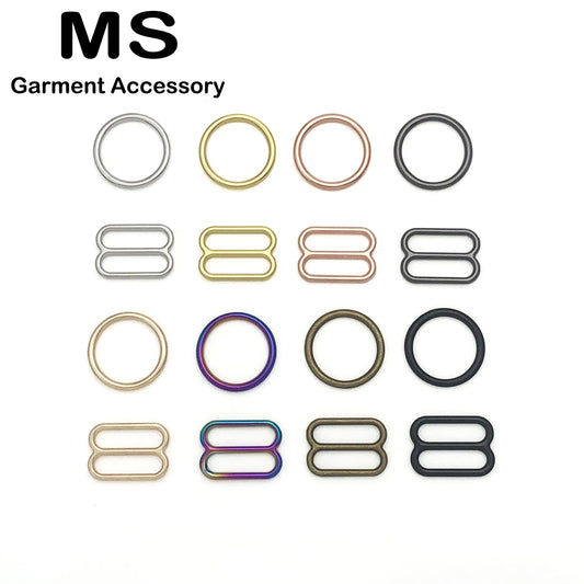 Vielseitige Metall Ringe und Schnallen für DIY Unterwäsche und Badeanzüge
