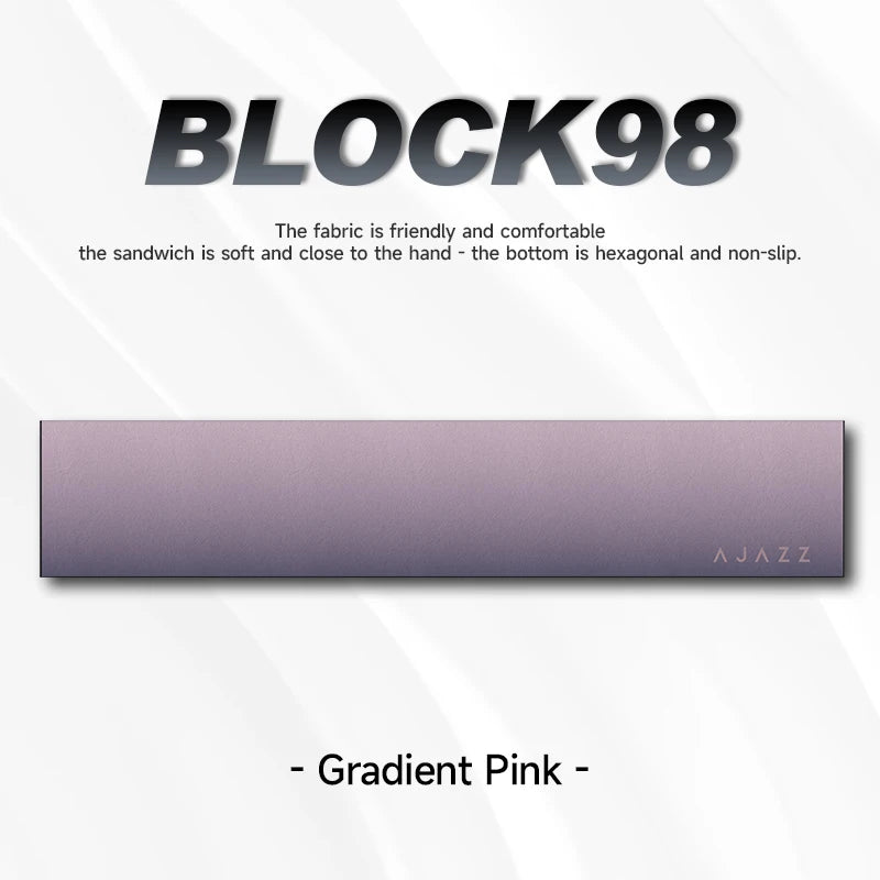 Mechanische Tastatur mit Farbverlauf und Memory-Schaum Handauflage Büro