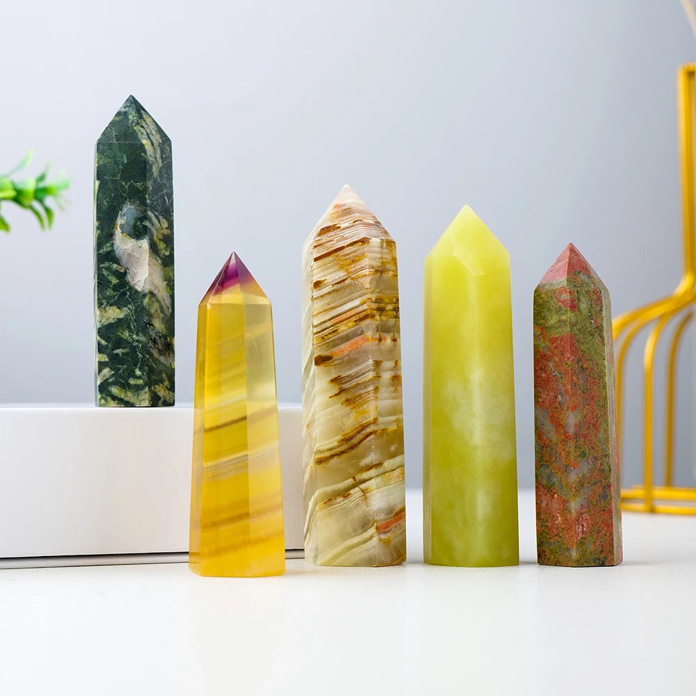 Polierter Kristallturm Heilstein – Energie Deko für Zuhause