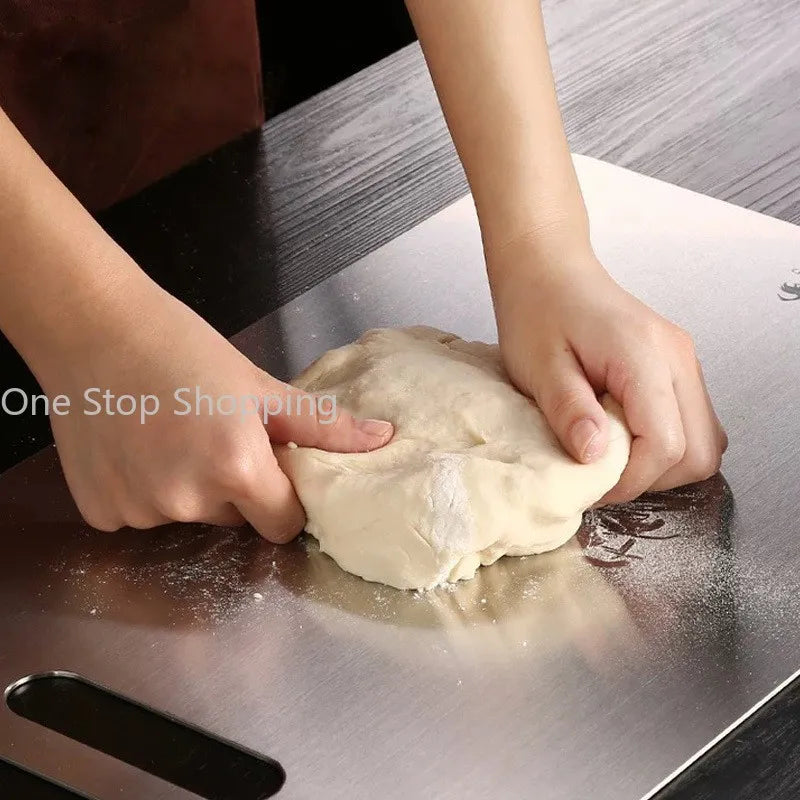 Edelstahl Schneidebrett Set mit mehreren Größen und leicht zu reinigen