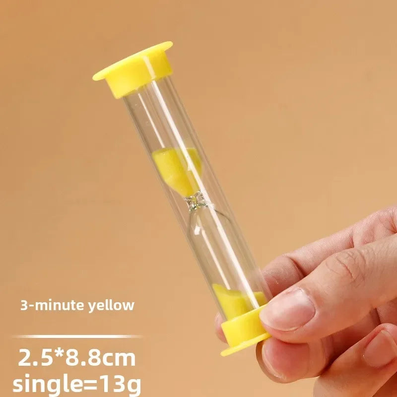 Bunte Mini Sanduhren Set mit verschiedenen Zeitintervallen zur Dekoration