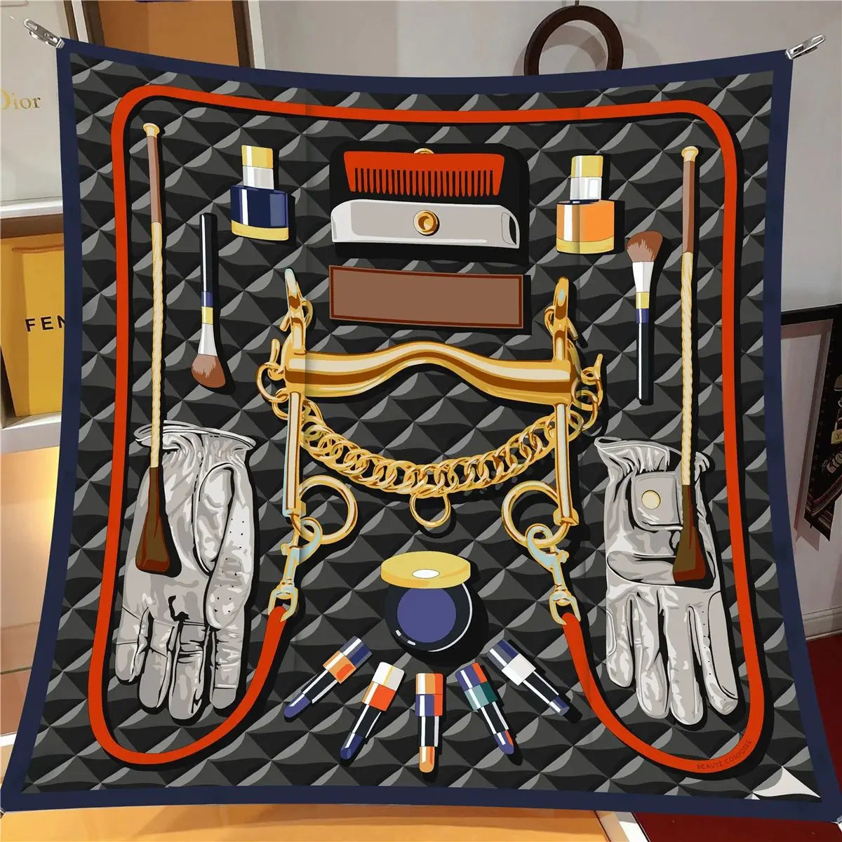 Stylisches bedrucktes Bandana Kopftuch Unisex vielseitig tragbar