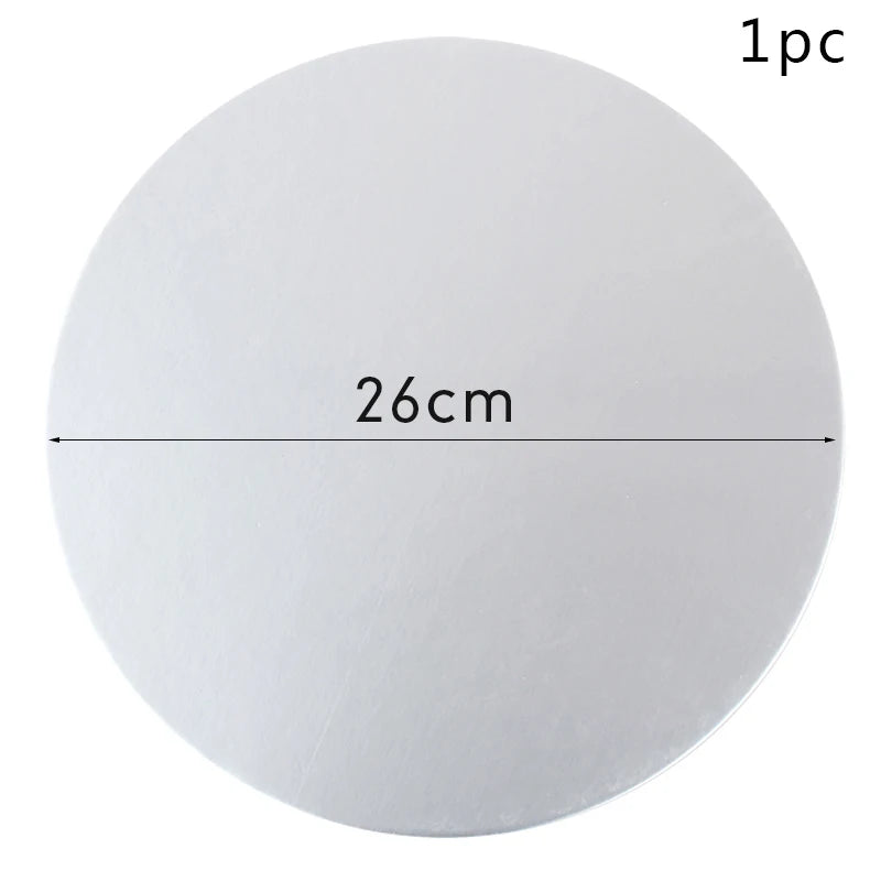 Runde Kuchenboards 10 16 22 26 cm Gold Silber Basis für Cupcake Dessert