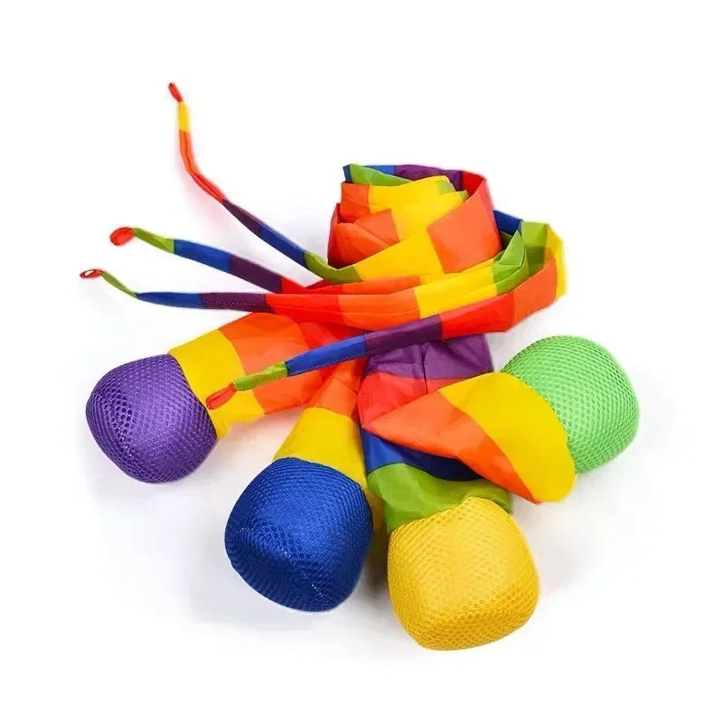 Regenbogen Schwanz Ball Stoff Sandsack für Outdoor Sport und Training