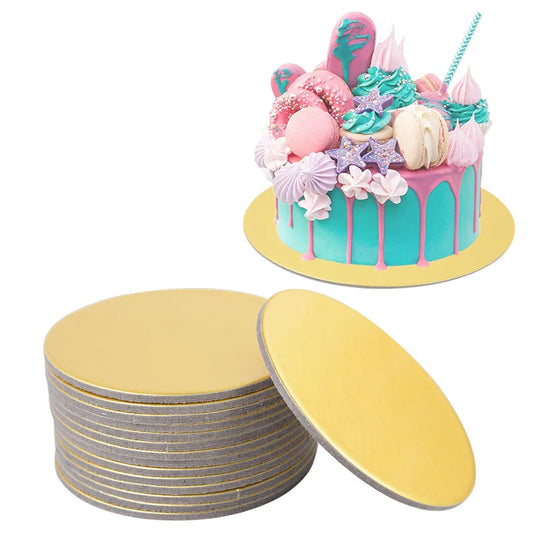 Runde Kuchenbretter Set 10-26 cm Einweg Papier Kuchen Basis für Party