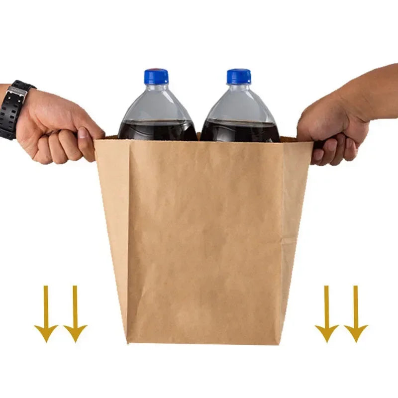 Kraftpapier Taschen 10 20 oder 50 Stück Einweg Lebensmittel Verpackung-Yabubest - Home & More