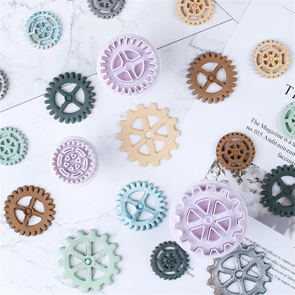 3er Set Kunststoff Fondant Cutter Kuchen Dekorieren Backform Zubehör