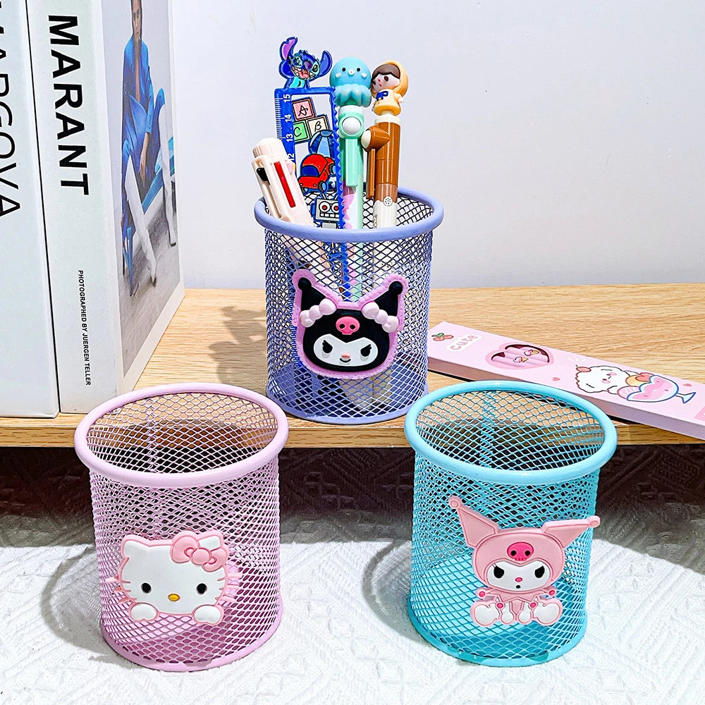 Metall Stifthalter als praktisches Schüler-Desktop-Organizer Zubehör