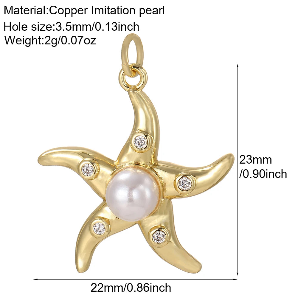 Kreative Anhänger mit Meeresmotiven aus Kupfer und Emaille