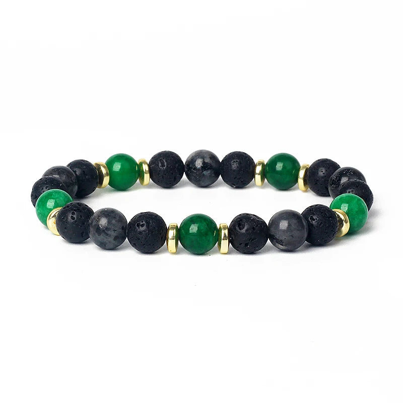 Citrin Aventurin Kristall Armband: Feng Shui Glück & Reichtum für Unisex