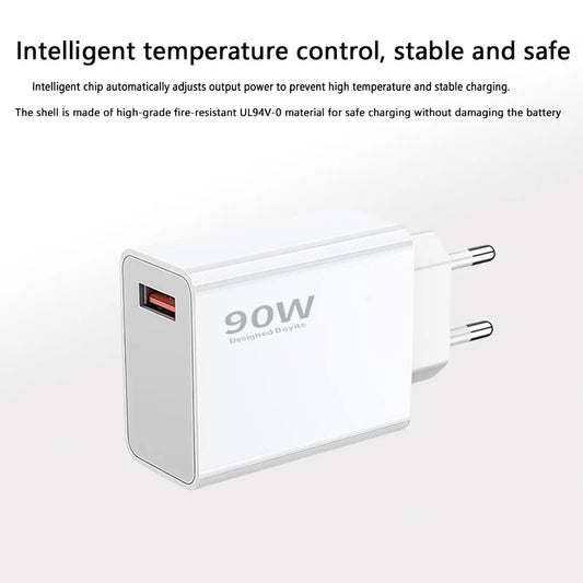 65W USB-C Schnellladegerät mit Ladekabel für zügiges Laden