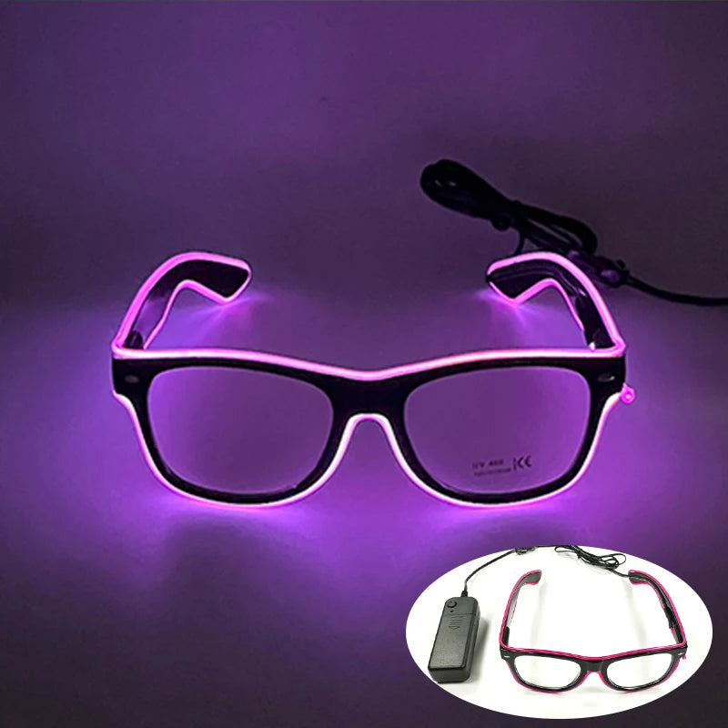 Leuchtende LED Partybrille für unvergessliche Anlässe
