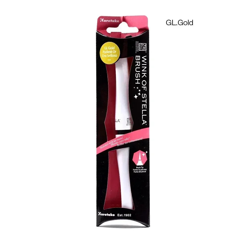 Mehrfarbiger Bling Pinselstift mit funkelndem Aquarellglitzer