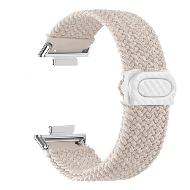 Sportlich - Robust: Geflochtenes Nylonarmband für Huawei Watch Fit 2 Komfort