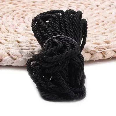 3mm Polyester Seil 3-Strang gedreht – DIY, Heimtextilien, Taschen, Deko Schnur