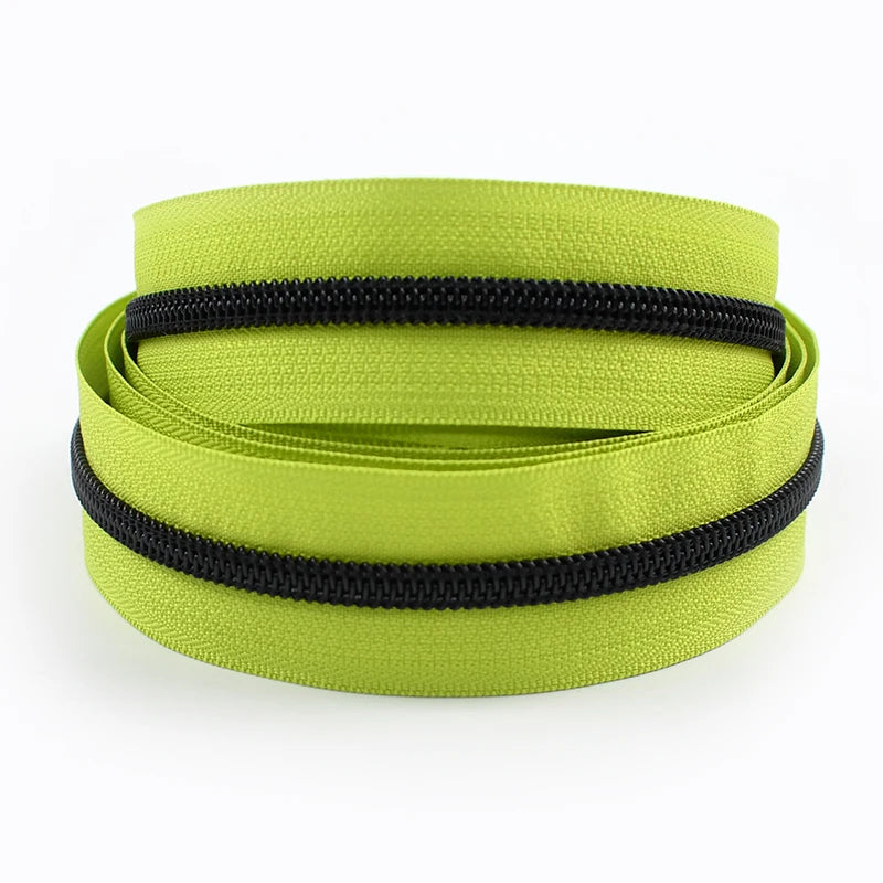 Reißverschluss 5# Nylon Meterware für Kleidung, Taschen - DIY Nähzubehör