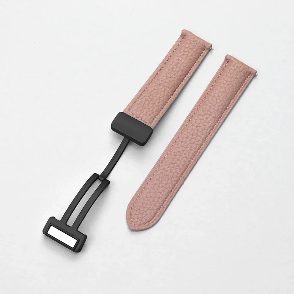 22 mm Lederarmband mit Magnetschnalle für Xiaomi Redmi Watch