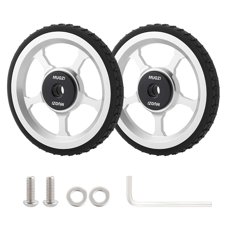 MUQZI Eazy Wheels Faltrad-Rollenräder, kompatibel mit Brompton-Yabubest - Home & More