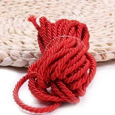 3mm Polyester Seil 3-Strang gedreht – DIY, Heimtextilien, Taschen, Deko Schnur