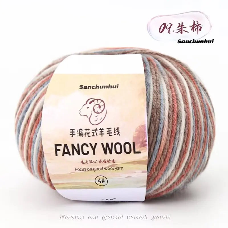 Buntes Merinowolle Garn für Strickprojekte – weich und vielseitig