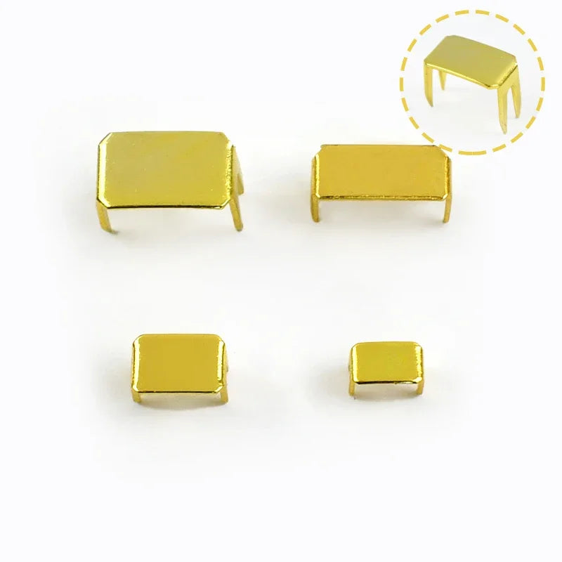 Metall Reißverschlussstopper Set Gr. 3/5/8/10 für Nylon Zipper Reparatur DIY