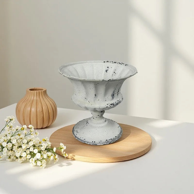 Retro Eisen Vase für Blumen, Heimdekoration und Hochzeit