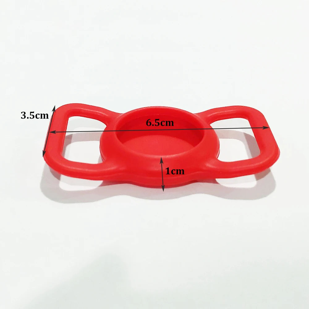 Leuchtende Silikon Schutzhülle für Apple AirTag Haustierhalsband