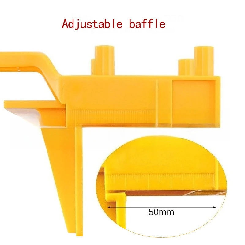 Holzbearbeitungsbohrer Set mit präziser Bohrführung und Klemme