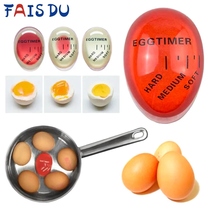 Eierkocher Timer für Küche – Digitales Gadget in Rot aus Resin