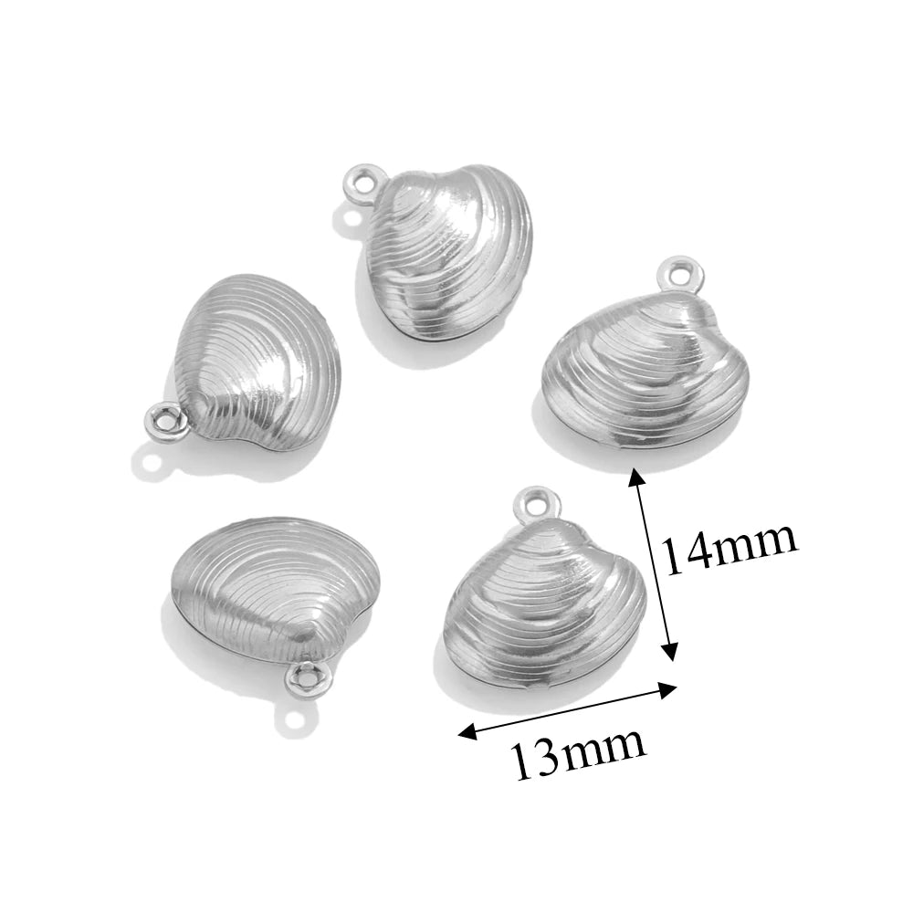 Maritime Edelstahl Gold Anhänger für individuelle Schmuckkreationen