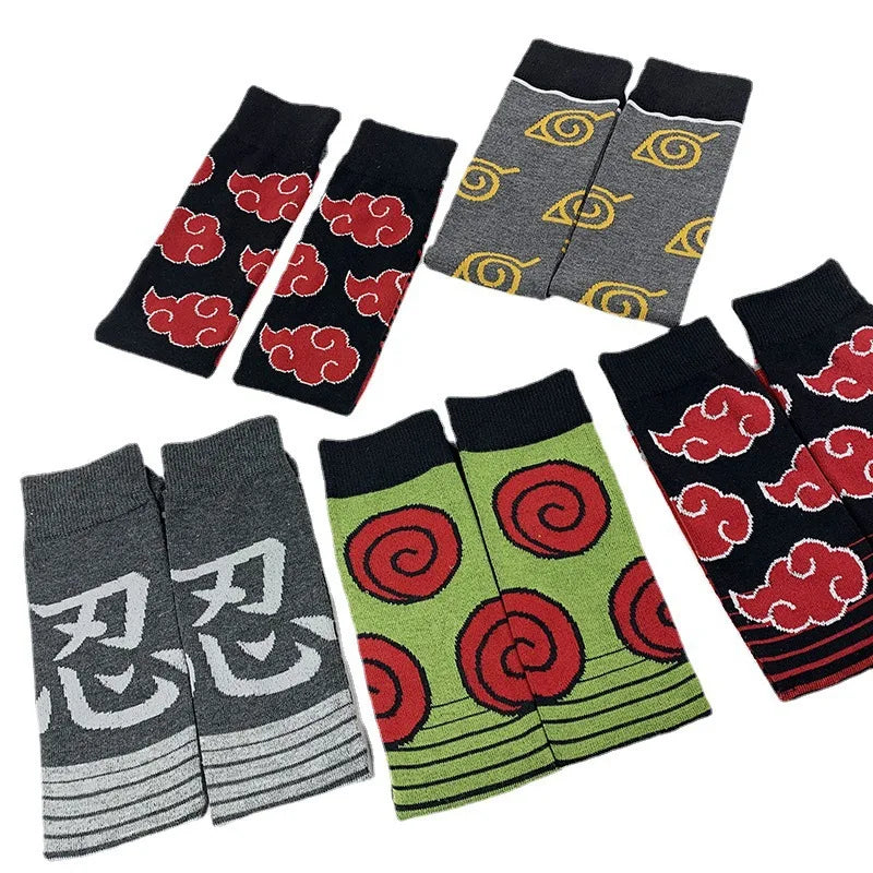 Elastische Anime Sport Socken Unisex Cartoon Motiv für Alltag und Freizeit