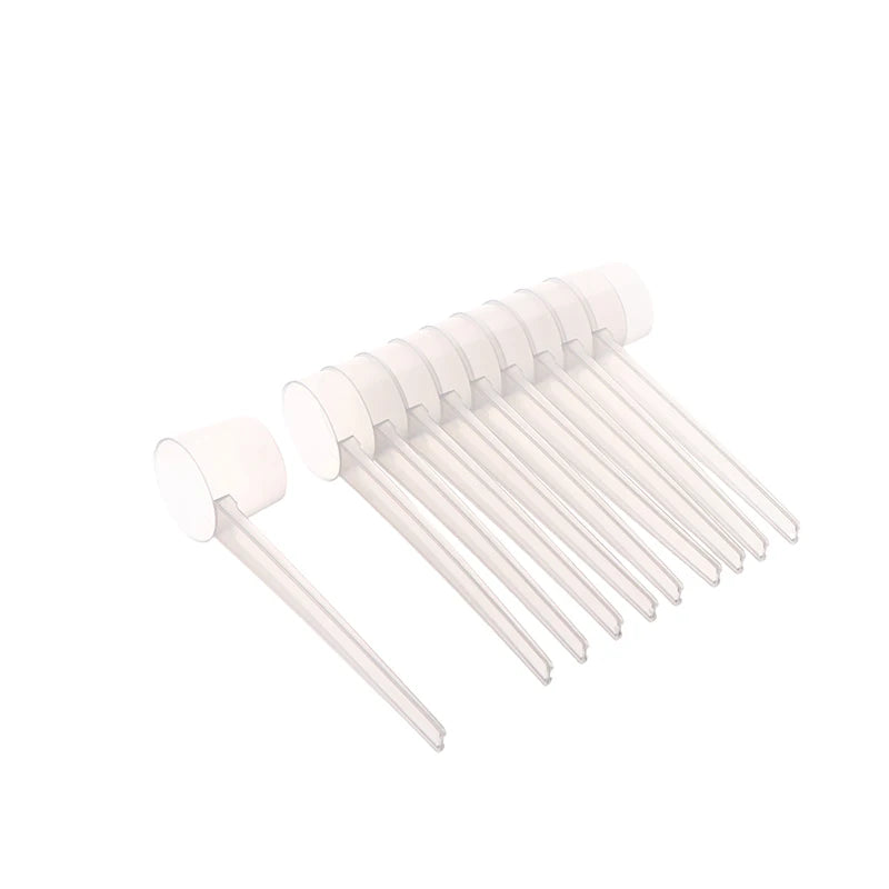 10er Set Kunststoff Messlöffel 5g für Kaffee Protein Milch Pulver