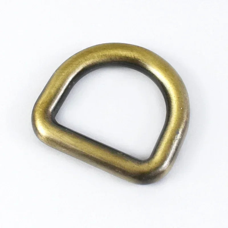Metall D Ring Schnallen für Taschen und Haustierkragen 5 bis 38 mm