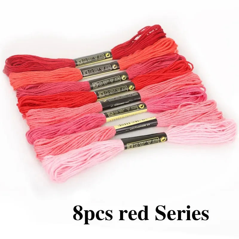 Vielseitiges Stickgarn Mix Farben für Kreativprojekte und Handarbeiten