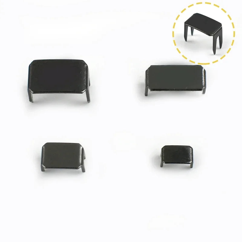 Metall Reißverschlussstopper Set Gr. 3/5/8/10 für Nylon Zipper Reparatur DIY