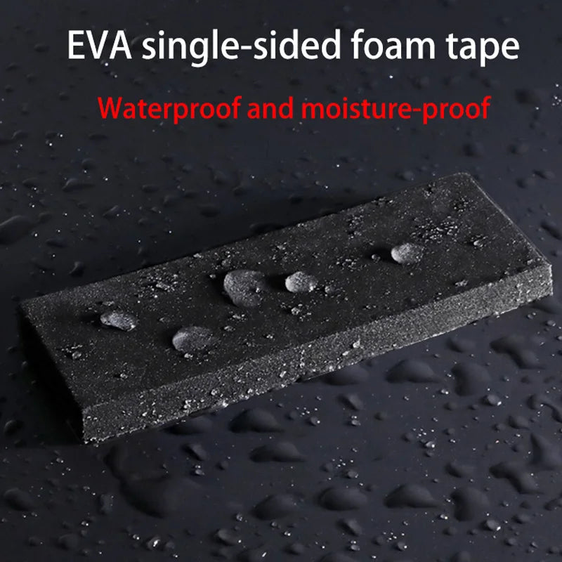 Einseitiges Schaumstoffband als stoßdämpfende, schalldichte und wasserdichte Dichtung