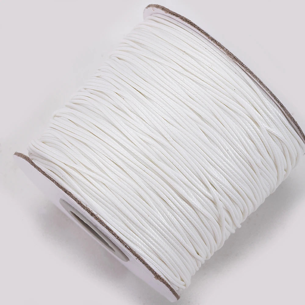 Rundes gewachstes Baumwollband für DIY Schmuck Bastelprojekte