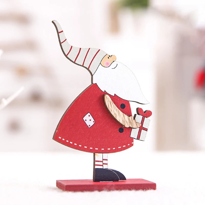 Handgemachter DIY Weihnachtsbaum aus Holz für Kinder mit Sternenornamenten