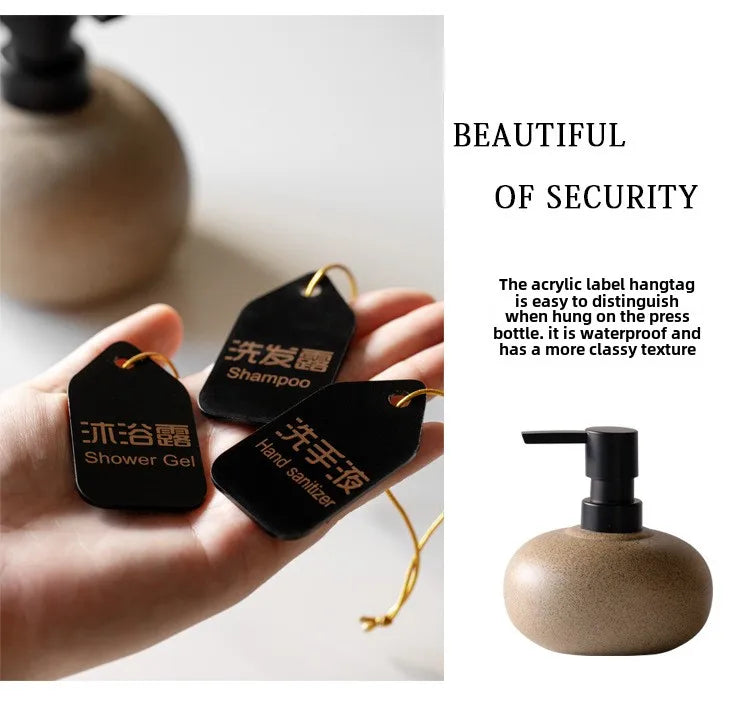 Keramik Spenderflasche für Lotion und Flüssigseife 300ml