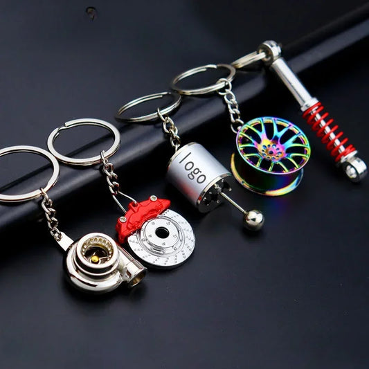 Metall Schlüsselanhänger Auto Teile Turbo Bremsscheibe Geschenke Herren
