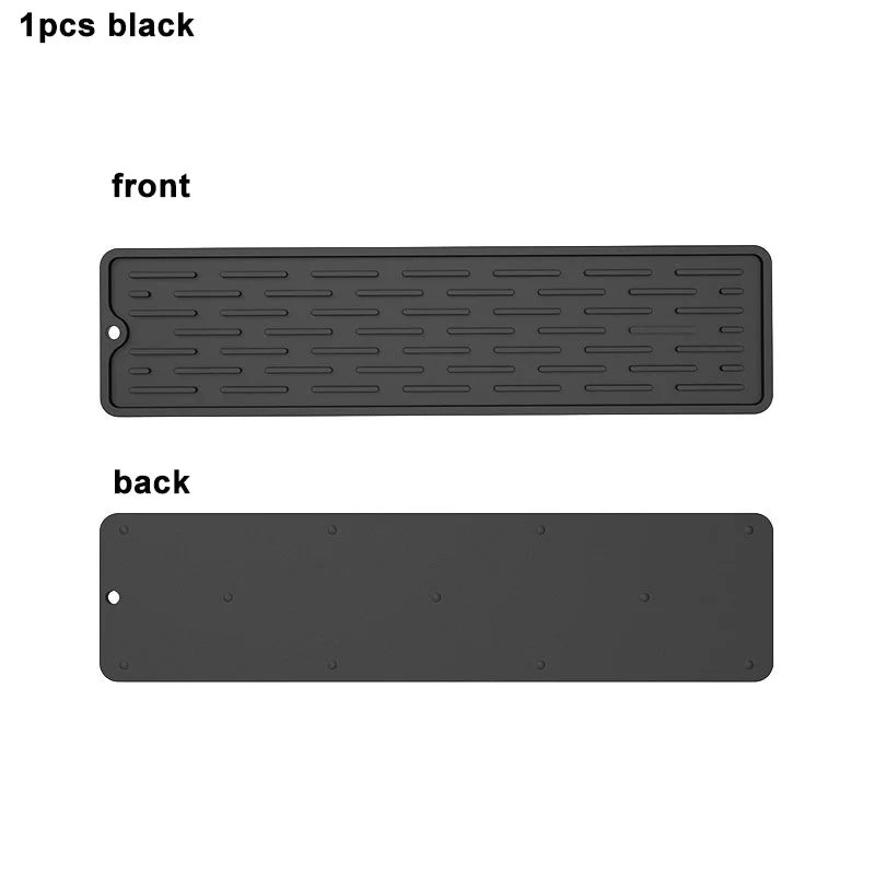 Rutschfeste Silikon Abtropfmatte für Küchen Arbeitsplatten und Bars