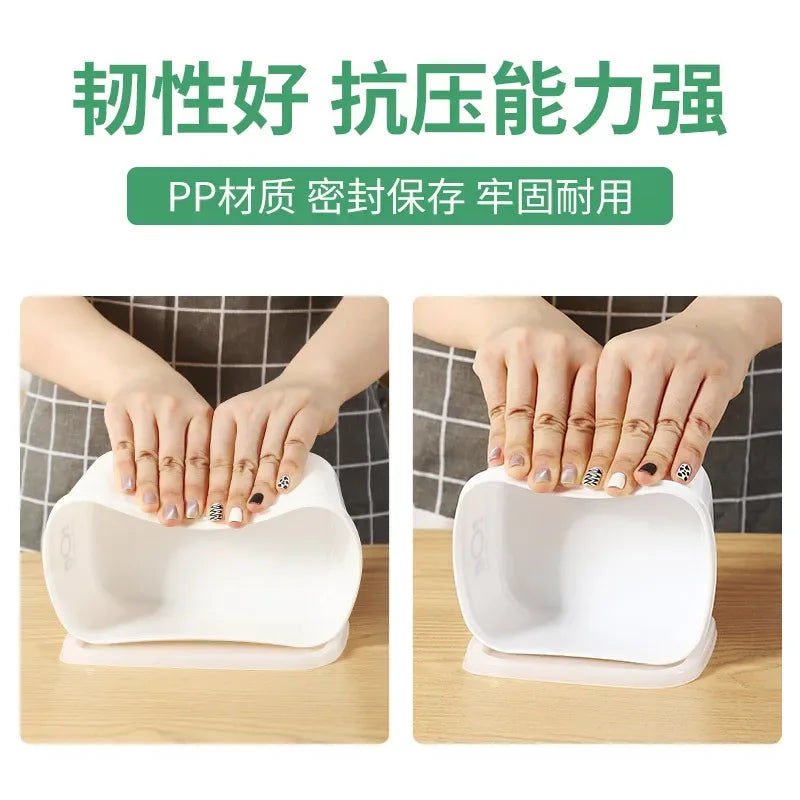 Kunststoff Frischhaltedose mit Deckel – Kühlschrank, Bento Box für Obst & Lunch