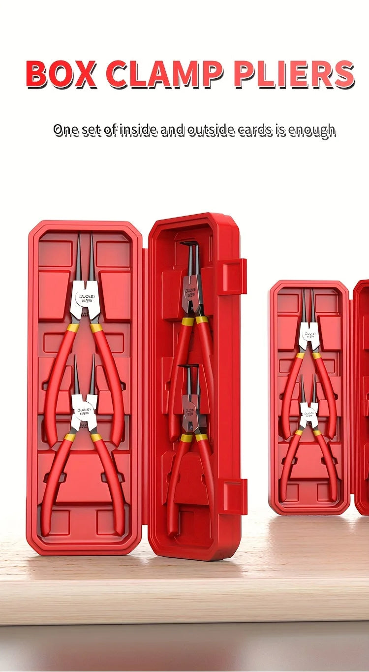 Robuste Multifunktions-Sicherungsringzange Innen und Außen