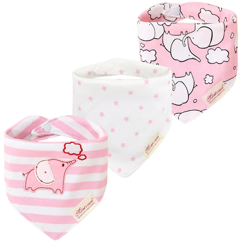 Weiches 3-teiliges Baby-Speicheltuch Set für Jungen - Mädchen – saugfähig, unisex