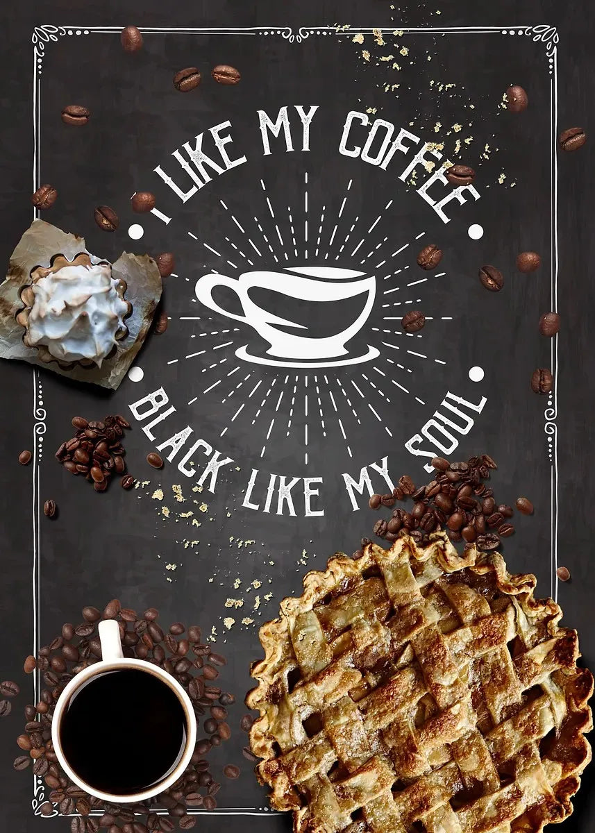 Kaffeetasse Poster Nordic Drucke Kaffee Bäckerei Kuchen Pizza Tafeln Leinwand Malerei Bilder für Cafe Shop Home Küche Dekor