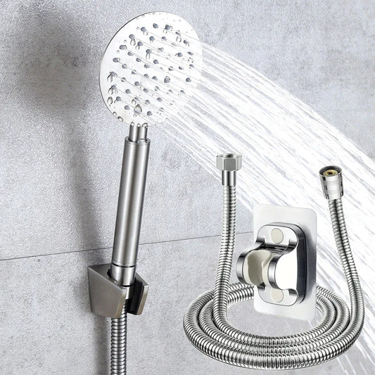 Edelstahl Handbrause mit Booster-Effekt | Silikon Wasserauslass Design