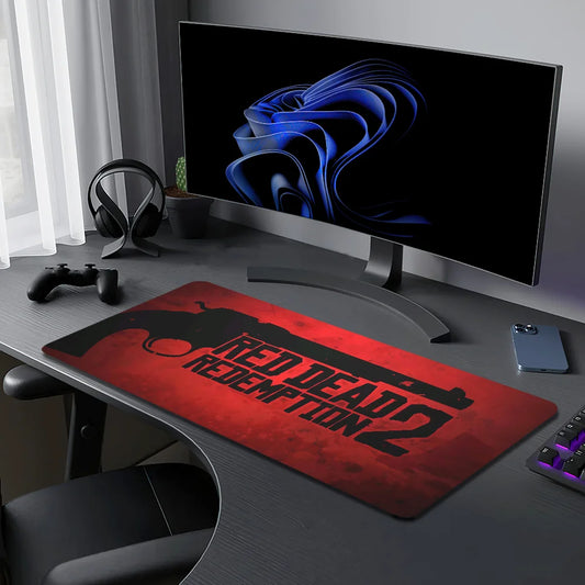 Großes Mauspad 900x400mm rutschfest mit ergonomischer Handgelenkstütze