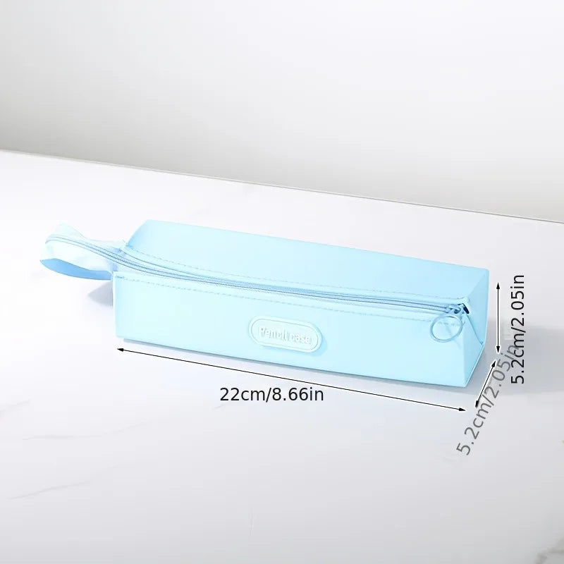 Langlebiges 1-teiliges Silikon Federmäppchen für Schule und Büro